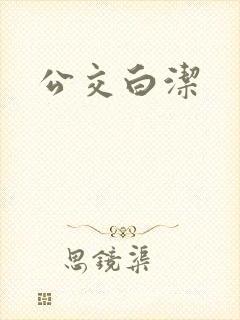 公交白洁封面