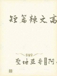 短篇辣文高h