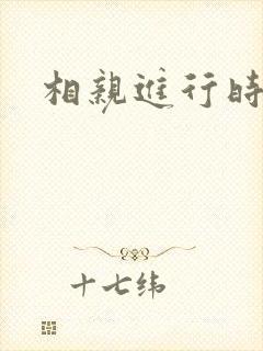 相亲进行时封面
