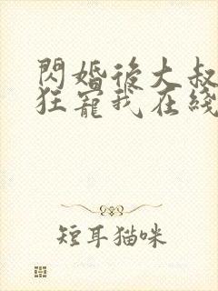 闪婚后大叔每天狂宠我在线观看