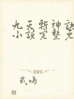 九天斩神诀林辰小说完整免费下载