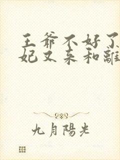 王爷不好了,王妃又来和离了全文封面