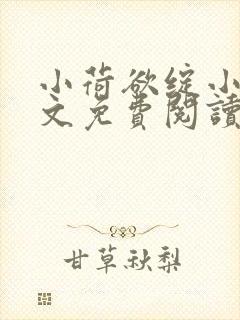 小荷欲绽小说全文免费阅读笔趣阁