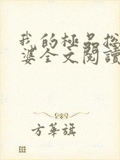 我的极品总裁老婆全文阅读