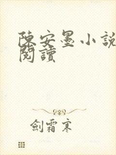 陈安墨小说免费阅读