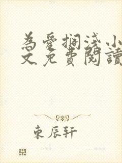为爱搁浅小说全文免费阅读笔趣阁封面