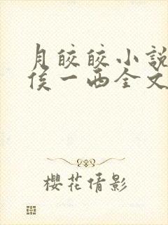 月皎皎小说by侯一西全文免费阅读