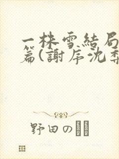 一株雪结局番外篇(谢序沈梨)