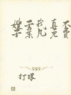 嫂子我真不是傻子叶凡免费