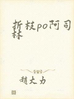 折枝po阿司匹林封面