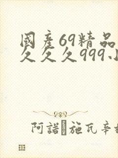 国产69精品久久久久999小说