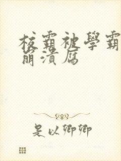 校霸被学霸玩到崩溃腐