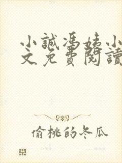 小诚冯姨小说全文免费阅读最新章节