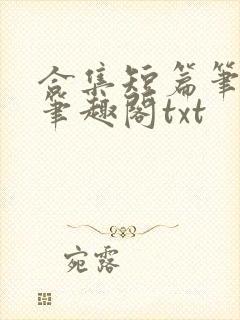 合集短篇笔趣阁笔趣阁txt封面
