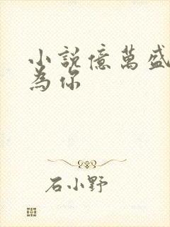 小说亿万盛宠只为你封面
