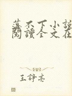落不下小说免费阅读全文在线阅读