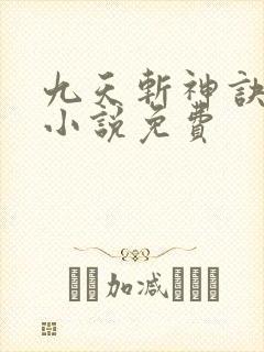 九天斩神诀林辰小说免费