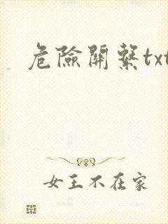 危险关系txt