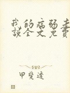 我的病弱老婆小说全文免费阅读