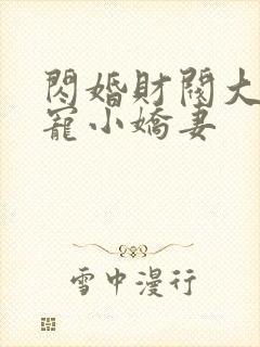 闪婚财阀大叔强宠小娇妻