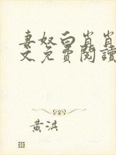 妻奴白肖肖类全文免费阅读笔趣阁封面