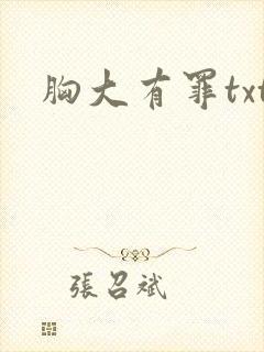 胸大有罪txt封面