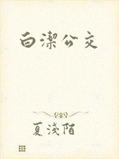 白洁公交封面