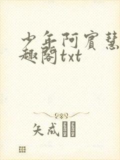 少年阿宾慧钰笔趣阁txt