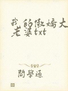 我的傲娇大小姐老婆txt封面