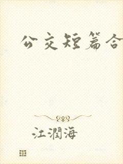 公交短篇合集封面