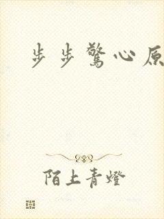 步步惊心原著