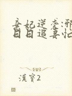 弃妃逆袭:邪王日日追妻忙正版