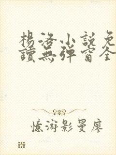 杨洛小说免费阅读无弹窗全文