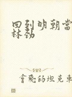 回到明朝当王爷林劲