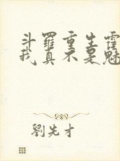 斗罗重生霍雨浩我真不是魅魔笔趣阁免费