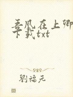 吾凰在上卿在下下载txt