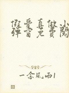 假爱真做小说无弹窗免费阅读全文