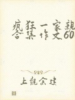 疯狂一家亲短篇合集作文600字封面