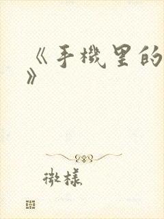 《手机里的秘密》封面