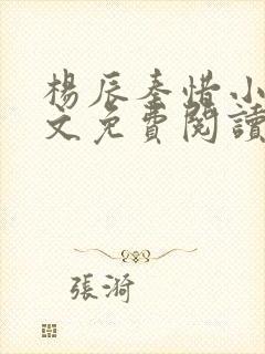 杨辰秦惜小说全文免费阅读最新章节更新