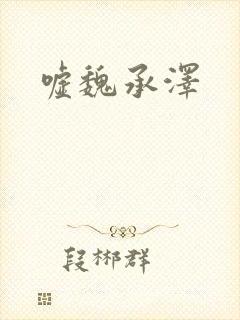 嘘魏承泽