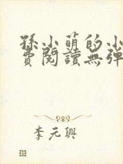 孙小萌的小说免费阅读无弹窗