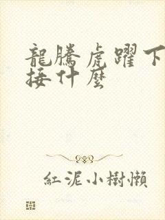 龙腾虎跃下一句接什么