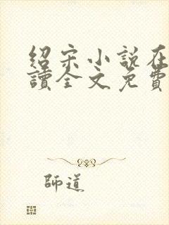 绍宋小说在线阅读全文免费
