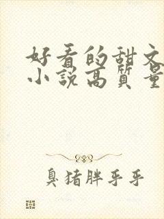 好看的甜文言情小说高质量文笔好