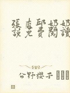 张爽邱奶奶的小说免费阅读全文