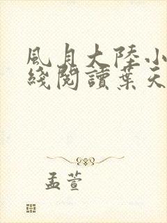 风月大陆小说在线阅读叶天龙