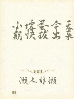 小坏蛋今天危险期快拔出来封面