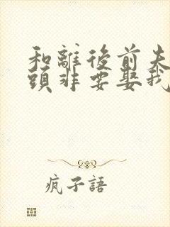 和离后前夫死对头非要娶我小说