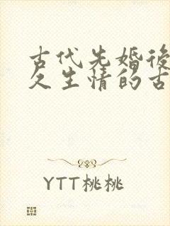 古代先婚后爱日久生情的古言小说